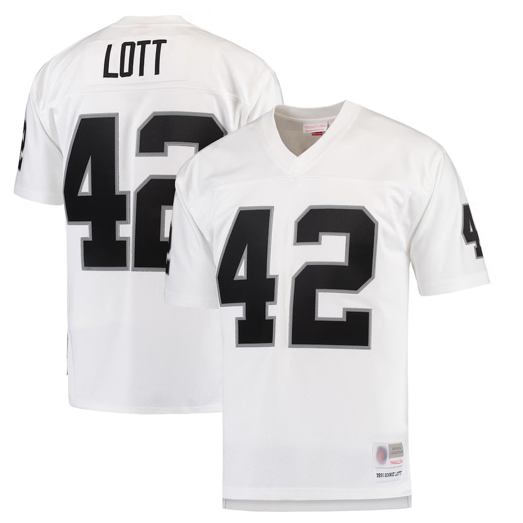 Custom #42 White LV Football Shirt Top