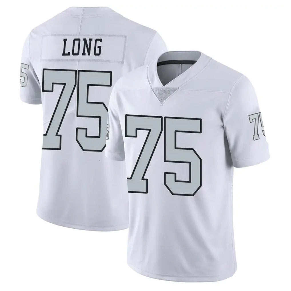 Custom #75 White LV Football Shirt Top