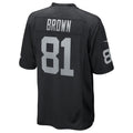 Custom #81 Black LV Football Shirt Top