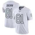 Custom #81 White LV Football Shirt Top