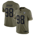 Custom #98 Olive LV Football Shirt Top
