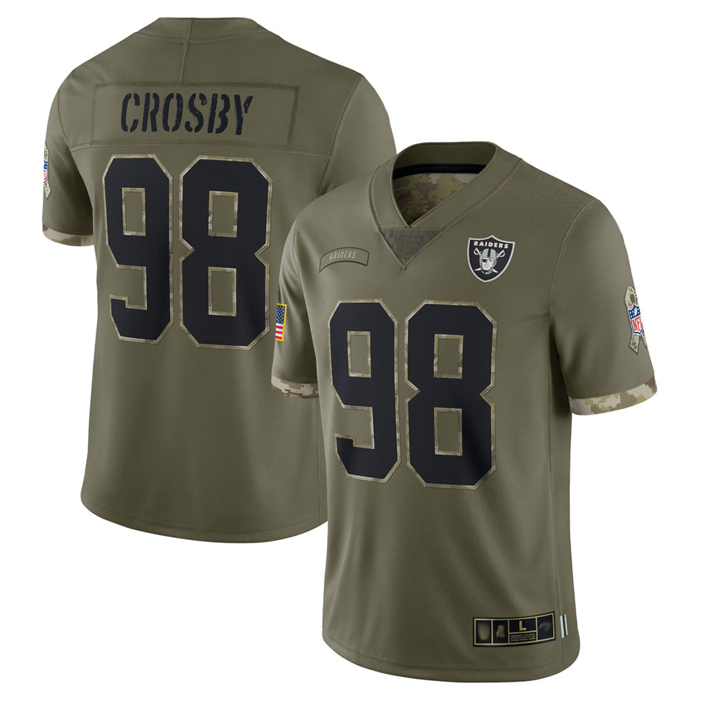 Custom #98 Olive LV Football Shirt Top