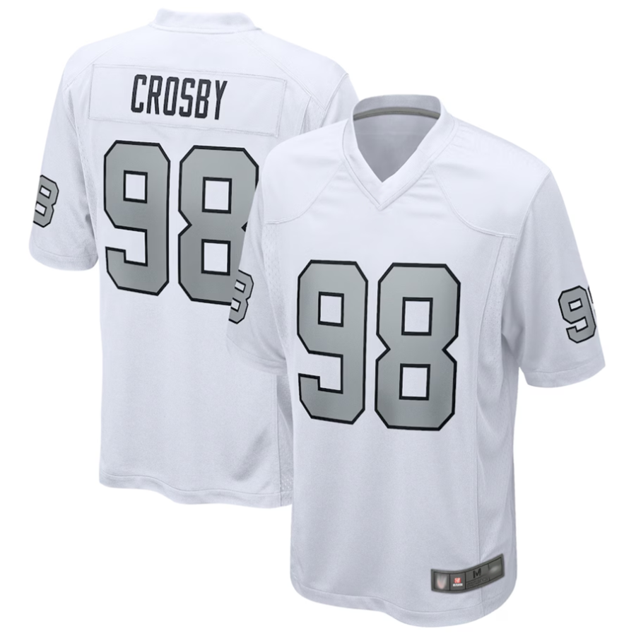 Custom #98 White LV Football Shirt Top