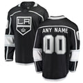 Custom LA.Kings Supporters Branded Home Breakaway Black Stitched American Hockey Jerseys