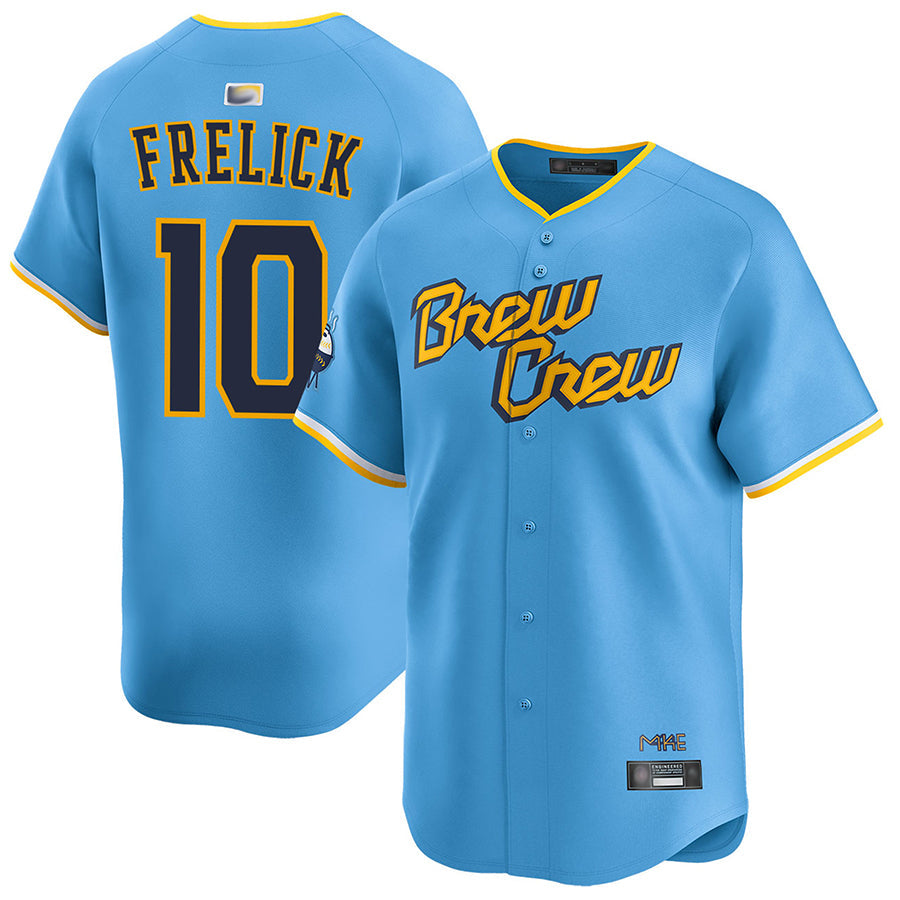 Custom #10 City Connect MIL Baseball Shirt Top