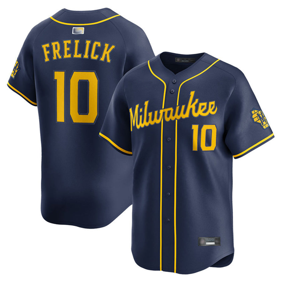 Custom #10 Navy MIL Baseball Shirt Top