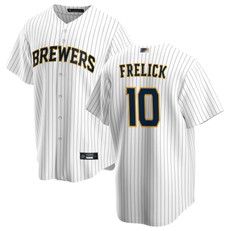 Custom #10 White MIL Baseball Shirt Top