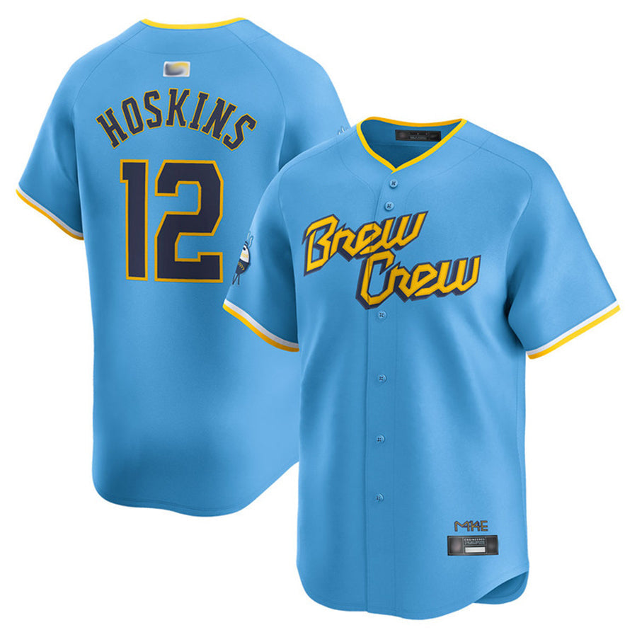 Custom #12 City Connect MIL Baseball Shirt Top