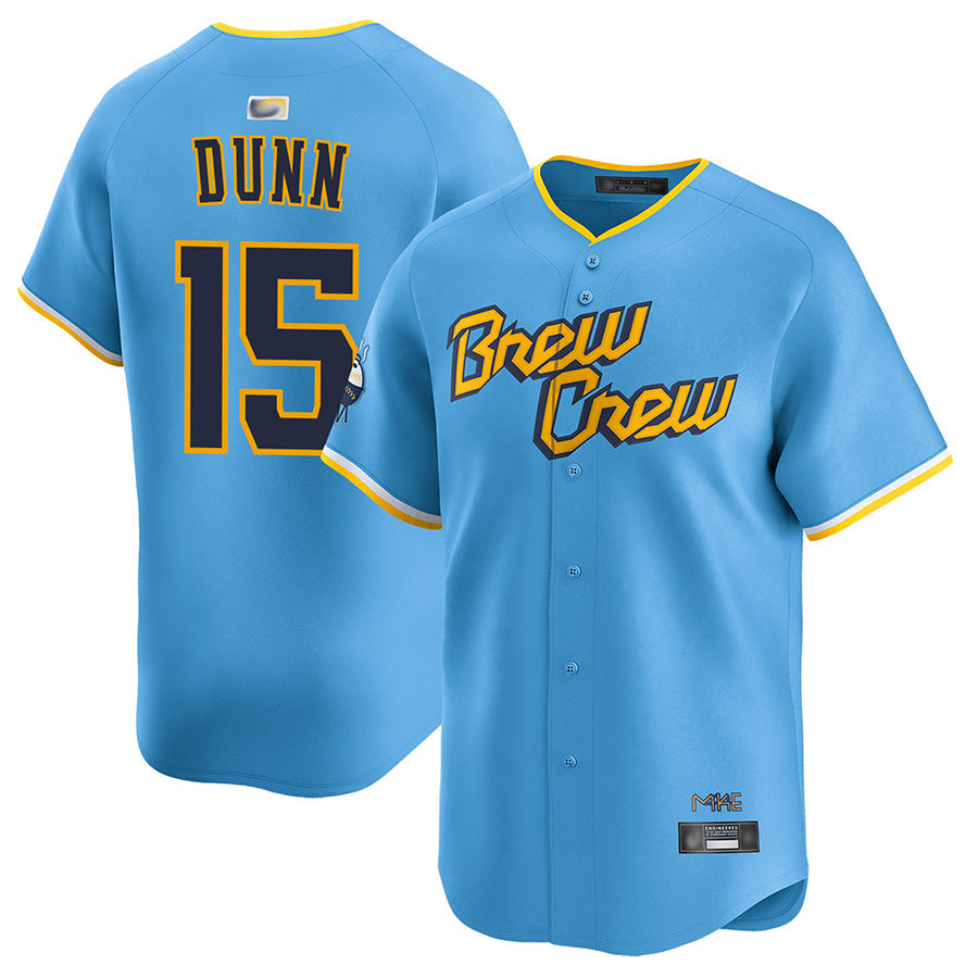 Custom #15 City Connect MIL Baseball Shirt Top