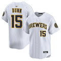 Custom #15 White MIL Baseball Shirt Top