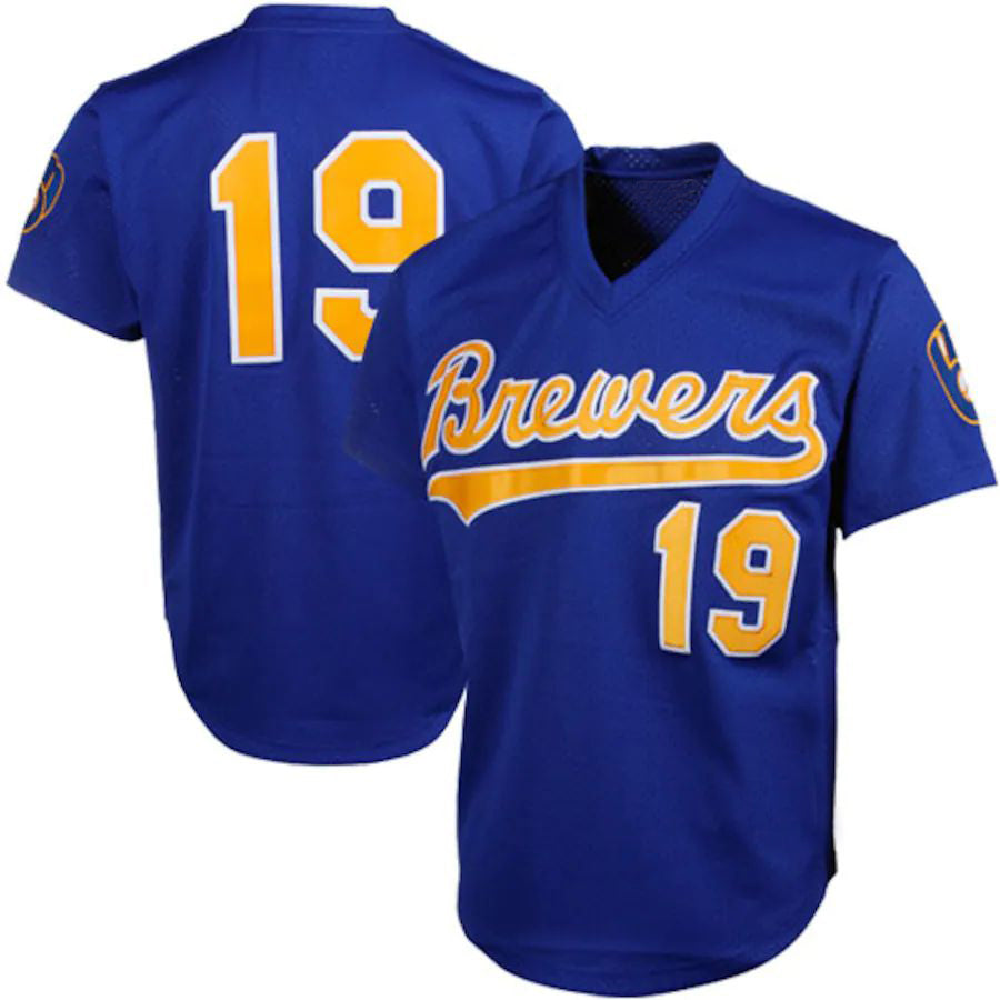 Custom #19 Royal MIL Baseball Shirt Top