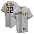 Custom #22 Gray MIL Baseball Shirt Top