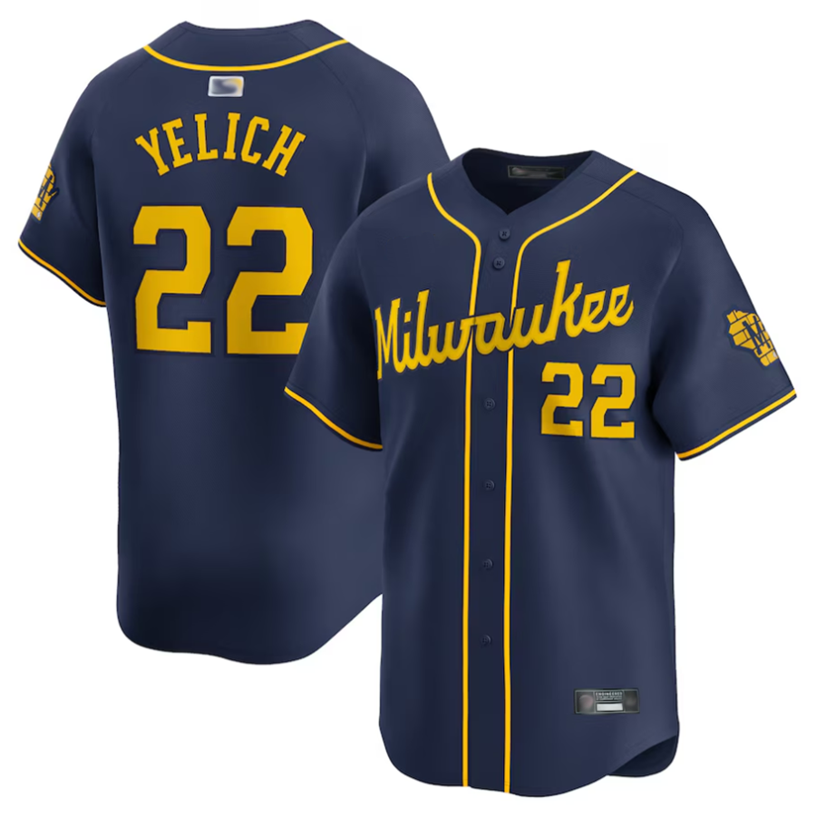 Custom #22 Navy MIL Baseball Shirt Top