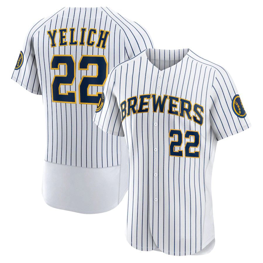Custom #22 White MIL Baseball Shirt Top