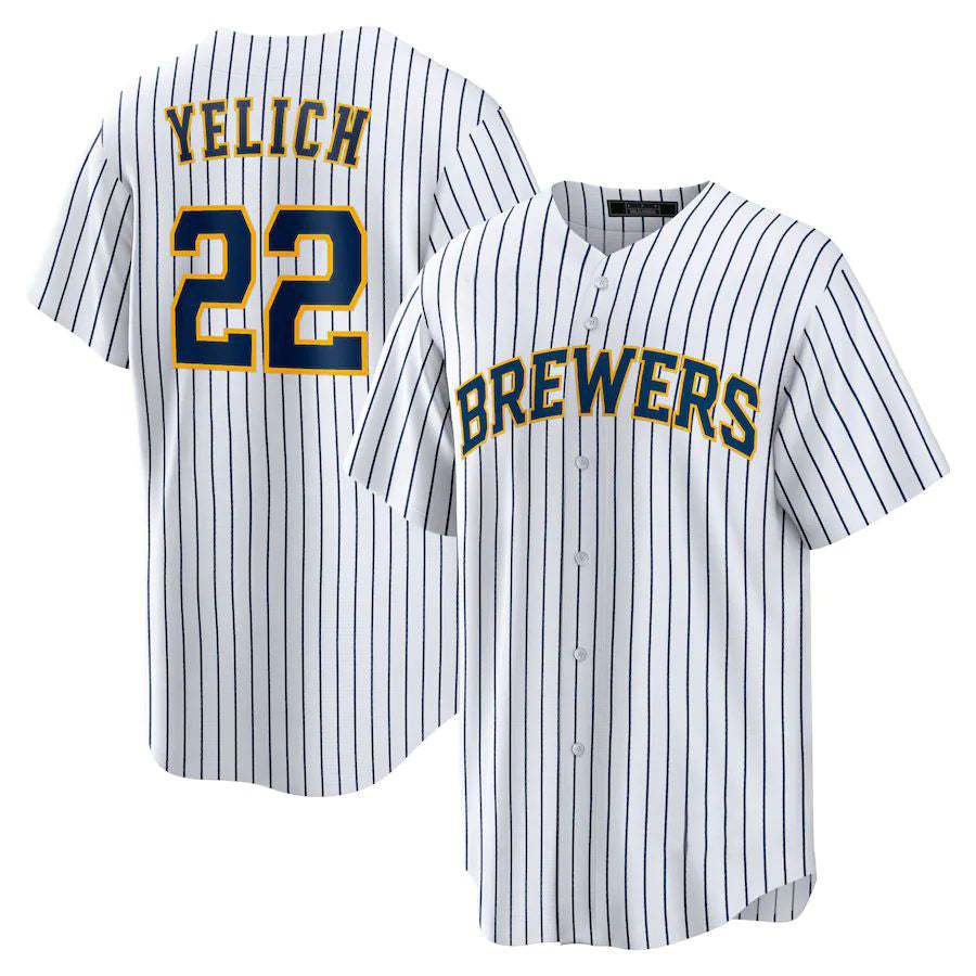 Custom #22 White MIL Baseball Shirt Top