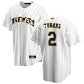 Custom #2 White MIL Baseball Shirt Top