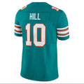 Custom #10 Aqua MIA Football Shirt Top