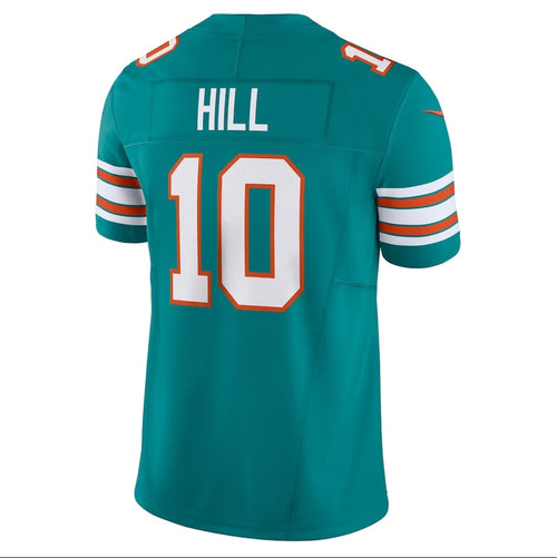 Custom #10 Aqua MIA Football Shirt Top