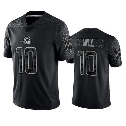 Custom #10 Black MIA Football Shirt Top