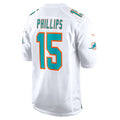 Custom #15 White MIA Football Shirt Top