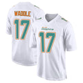 Custom #17 White MIA Football Shirt Top