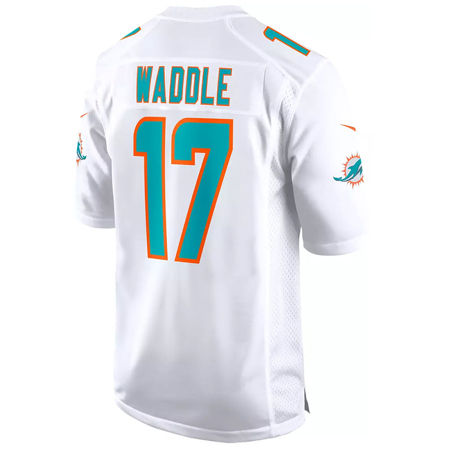 Custom #17 White MIA Football Shirt Top