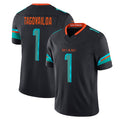 Custom #1 Blue MIA Football Shirt Top