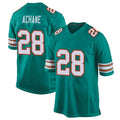 Custom #28 Green MIA Football Shirt Top