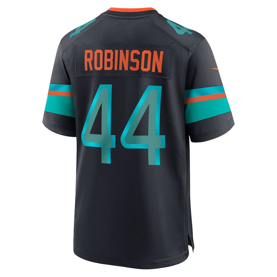 Custom #44 Blue MIA Football Shirt Top