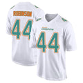 Custom #44 White MIA Football Shirt Top