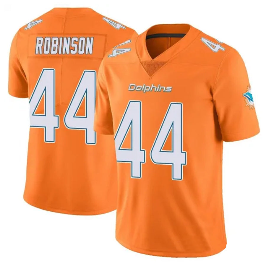 Custom #44 White MIA Football Shirt Top