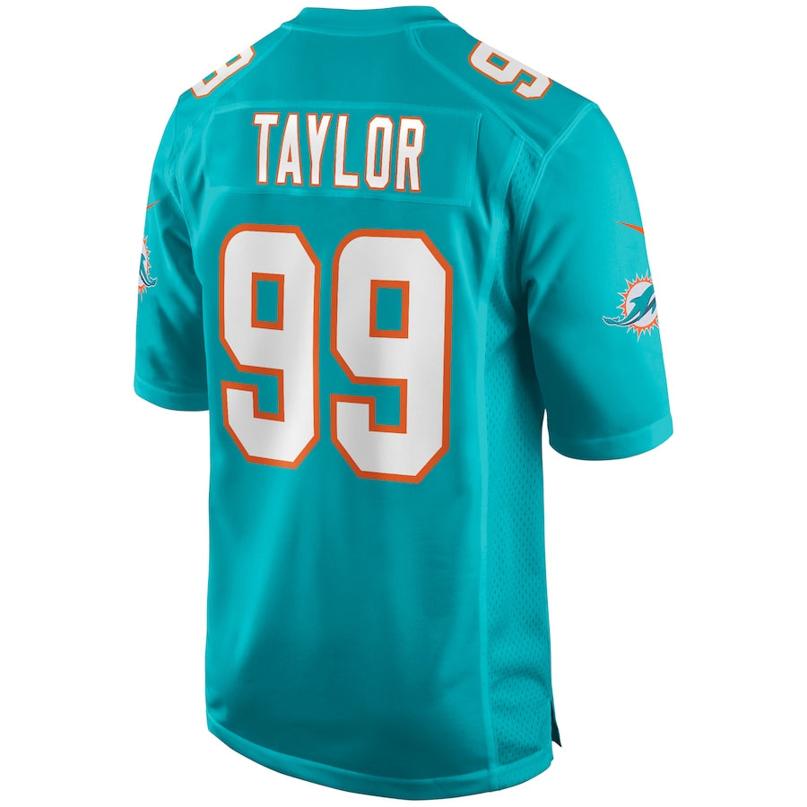 Custom #99 Aqua MIA Football Shirt Top
