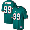Custom #99 Aqua 2006 MIA Football Shirt Top
