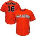 Custom #16 Orange MIA Baseball Shirt Top