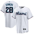 Custom #28 White MIA Baseball Shirt Top