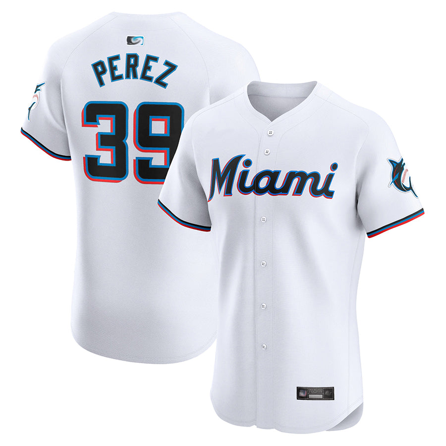 Custom #39 White MIA Baseball Shirt Top