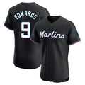 Custom #9 Black MIA Baseball Shirt Top