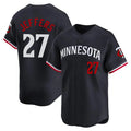 Custom #27 Black MIN Baseball Shirt Top