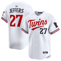 Custom #27 White MIN Baseball Shirt Top