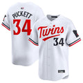 Custom #34 White MIN Baseball Shirt Top