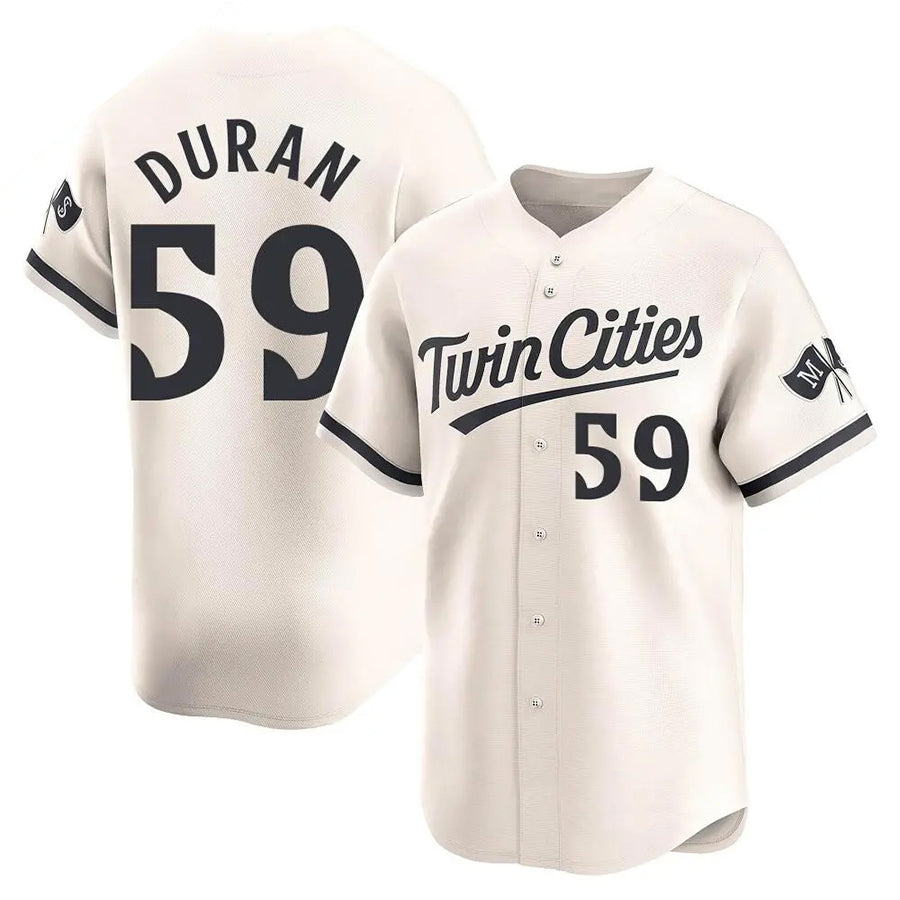 Custom #59 Light Blue MIN Baseball Shirt Top