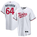 Custom #64 White MIN Baseball Shirt Top