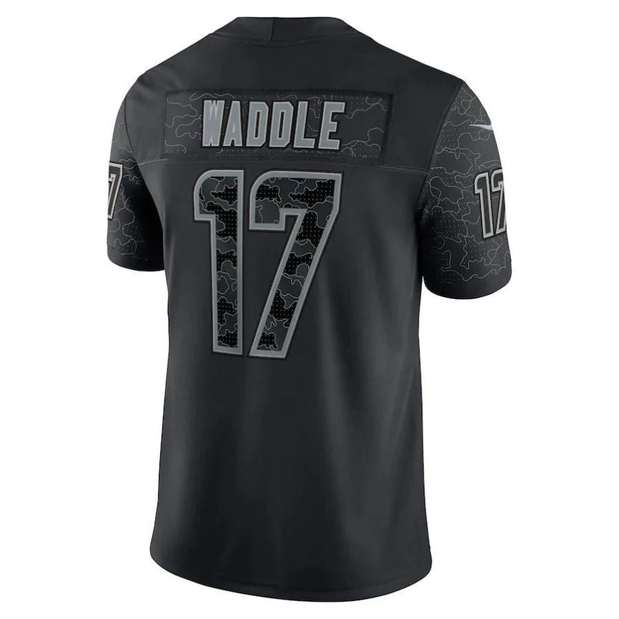 Custom #17 Black MIA Football Shirt Top
