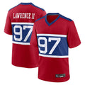 Custom #97 Red Throwback NYG Football Shirt Top