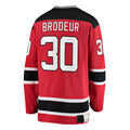 NJ.Devils #30 Martin Brodeur Supporters Branded Premier Breakaway Retired Player Jersey  Red Stitched American Hockey Jerseys