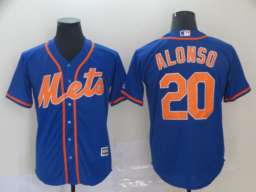 Custom #0 ALONSO Retro Stitched Baseball Jersey - Classic Edition