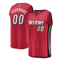Custom M.Heat Supporters Branded 2023 Finals Fast Break Custom Jersey - Statement Edition - Red Stitched Basketball Jersey