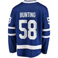 T.Maple Leafs #58 Michael Bunting Supporters Branded Home Breakaway Player Jersey Blue Stitched American Hockey Jerseys