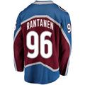 C.Avalanche #96 Mikko Rantanen Supporters Branded Home Premier Breakaway Player Jersey Burgundy Stitched American Hockey Jerseys