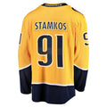N.Predators #91 Steven Stamkos Supporters Home Premier Breakaway Player Jersey - Gold Stitched American Hockey Jerseys